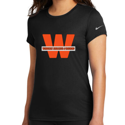Wimberly Athletics - Women's Swoosh Sleeve rLegend Tee Thumbnail